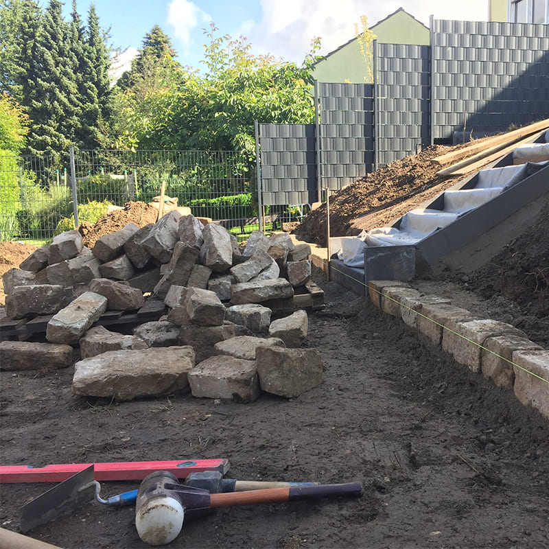 Pflasterarbeiten im Beton und Naturstein